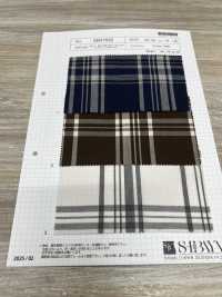 SB57532 50/1高密度平織格紋[布料] 柴屋 更多照片
