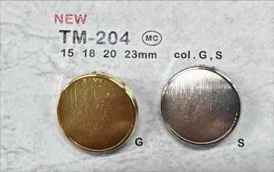 TM-204 金屬鈕扣 背面腳 有邊