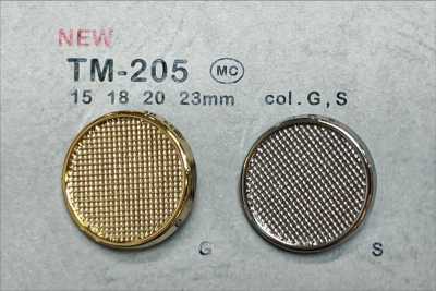 TM-205 金屬鈕扣 背面腳 有邊