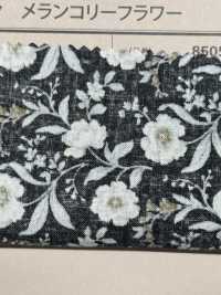 850533 SEVENBERRY® 恐慌未漂白棉憂鬱花牡丹[布料] VANCET 更多照片