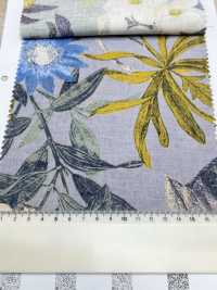 1026-705-1 蝕刻花朵麻坯布[布料] HOKKOH北高 更多照片