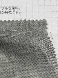 OS2833 用柿子和木炭染色的亞麻紗布[布料] 柴屋 更多照片