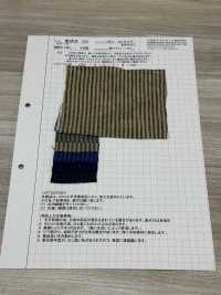 AZUMADAKI-30 亞麻條紋東炊加工[布料] 小松和TEXTILE 更多照片