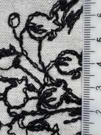 KCL524-D2896 人造絲亞麻帆布蕾絲[布料] 小紋工房(宇仁纖維) 更多照片