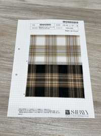 SB4H3005 棉質色織峇裡紗精紡細布格紋[布料] 柴屋 更多照片