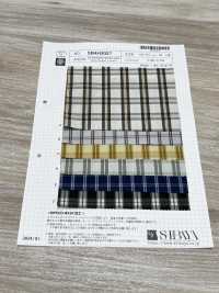 SB4H2027 棉布和ECOPET洗滌格紋[布料] 柴屋 更多照片