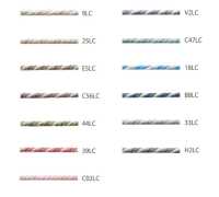 LCTY01(M)-B 亞麻色扭紗串0.8MM[緞帶、帶、繩子] Cordon 更多照片