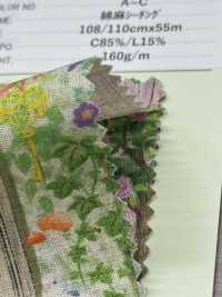 DP-4856-4 秘密花園麻坯布[布料] HOKKOH北高 更多照片