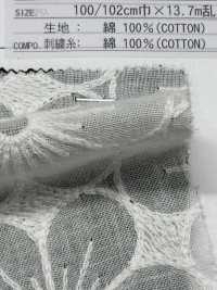 8026-870-1 紗繡花[布料] HOKKOH北高 更多照片