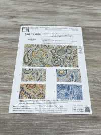 KCP807MWL-DK-35 80支棉質精紡細布Miracle Wave Liberty印花 Charlie's Paisley[布料] 小紋工房(宇仁纖維) 更多照片