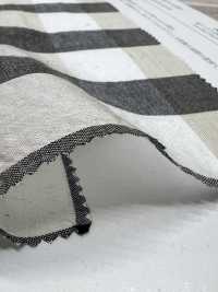 KKC907-D1 棉質天絲紗線色織抽褶格紋[布料] 小紋工房(宇仁纖維) 更多照片