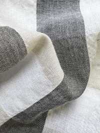 KKC907-D1 棉質天絲紗線色織抽褶格紋[布料] 小紋工房(宇仁纖維) 更多照片