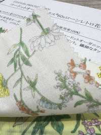 28114 Cordot Organics® 60線精紡細布復古花卉印花[布料] SUNWELL三維爾 更多照片