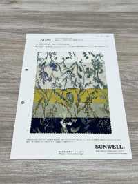 28104 60線精紡細布植物花卉印花[布料] SUNWELL三維爾 更多照片