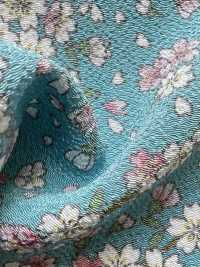 KKP2338-D382A 絲縐Chirimen®[布料] 小紋工房(宇仁纖維) 更多照片