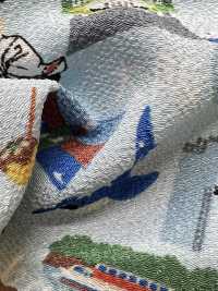 KKP2338-DB-99 絲縐Chirimen®[布料] 小紋工房(宇仁纖維) 更多照片