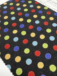 KKP2338-DB-81 絲縐Chirimen®[布料] 小紋工房(宇仁纖維) 更多照片