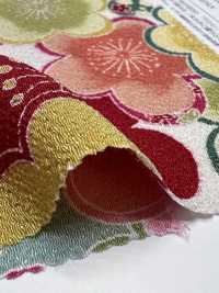 KKP2338-DHM-111 絲縐Chirimen®[布料] 小紋工房(宇仁纖維) 更多照片