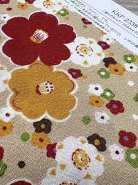 KKP2338-DHM-103 Futako 絲縐多色印花[布料] 小紋工房(宇仁纖維) 更多照片