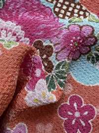 KKP2338-DHM-102 絲縐Chirimen®[布料] 小紋工房(宇仁纖維) 更多照片