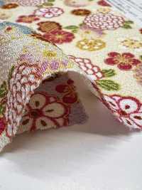 KKP2338-D-HANAKOMATI 二子絲縐花小町[布料] 小紋工房(宇仁纖維) 更多照片