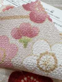 KKP2338-D-MODANUME Futako 絲縐現代梅子[布料] 小紋工房(宇仁纖維) 更多照片