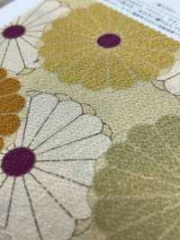 KKP2338-D-KIKUYUZEN 二子絲縐菊花友禪[布料] 小紋工房(宇仁纖維) 更多照片