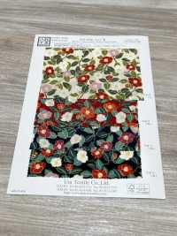 KKP2338-D-KOTUBAKI 二子絲縐小椿[布料] 小紋工房(宇仁纖維) 更多照片