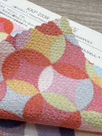 KKP2338-D-IROSIPPOU Futako 絲縐彩色景泰藍[布料] 小紋工房(宇仁纖維) 更多照片