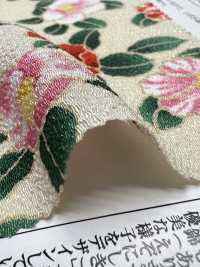 KKP2338-D-MTSUBAKI 二子絲縐椿宮子[布料] 小紋工房(宇仁纖維) 更多照片