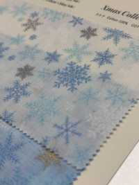 DX10363L HAndworks*Fabric® 聖誕節大雪花圖案[布料] VANCET 更多照片