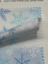 DX10363L HAndworks*Fabric® 聖誕節大雪花圖案[布料] VANCET 更多照片
