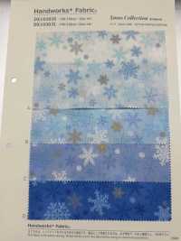 DX10363S HAndworks*Fabric® 聖誕節大雪花圖案[布料] VANCET 更多照片