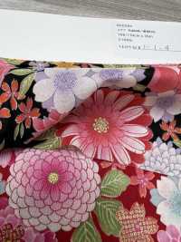 850584 驚嚇花金花設計奢華牡丹[布料] VANCET 更多照片