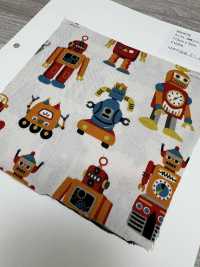 850578 未漂白牛津棉復古Robo[布料] VANCET 更多照片