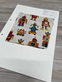 850578 未漂白牛津棉復古Robo[布料] VANCET 更多照片