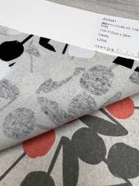 850581 麻帆布 CHERRY POM[布料] VANCET 更多照片