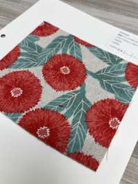 850582 麻帆布 TYROLIAN DAISY[布料] VANCET 更多照片