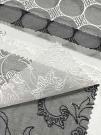 SLC11296 SLC11296（植物）真絲歐根紗蕾絲[布料] 古山 更多照片