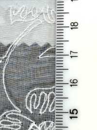SLC11296 SLC11296（植物）真絲歐根紗蕾絲[布料] 古山 更多照片
