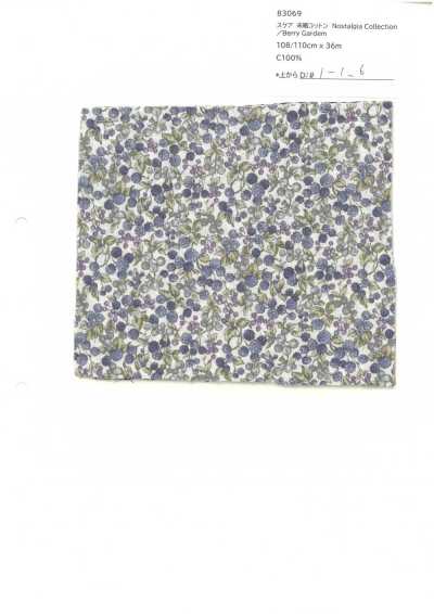 83069 SEVENBERRY® 平紋布 未漂白棉 Nostalgia Collection / Berry Garden