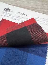 K-4995 8/1起絨格紋起絨布[布料] 桑村纖維 更多照片
