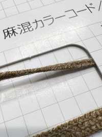 HR-1063 麻混紡顏色繩子[緞帶、帶、繩子] 無製造商名 更多照片