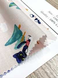 AP55203 繪本動物坯布（圓卷）[布料] Cosmo Textile 更多照片