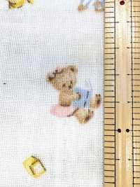 AP55205 粉彩動物雙層紗布（圓形）[布料] Cosmo Textile 更多照片