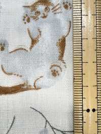 AP55205 粉彩動物雙層紗布（圓形）[布料] Cosmo Textile 更多照片