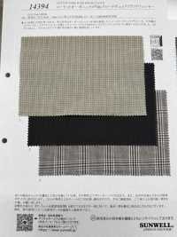 14394 棉質有機物 40線平紋布格紋水洗加工[布料] SUNWELL 三維爾 更多照片