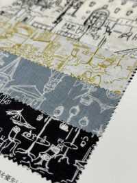 28116 60線精紡細布風景印花布[布料] SUNWELL 三維爾 更多照片