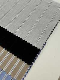 11569 染色棉麻多臂提花條紋，雙水洗加工[布料] SUNWELL 三維爾 更多照片