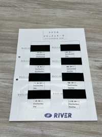 RA2119 腈綸黑色系列 1-安裝半編織[緞帶、帶、繩子] RIVER 更多照片